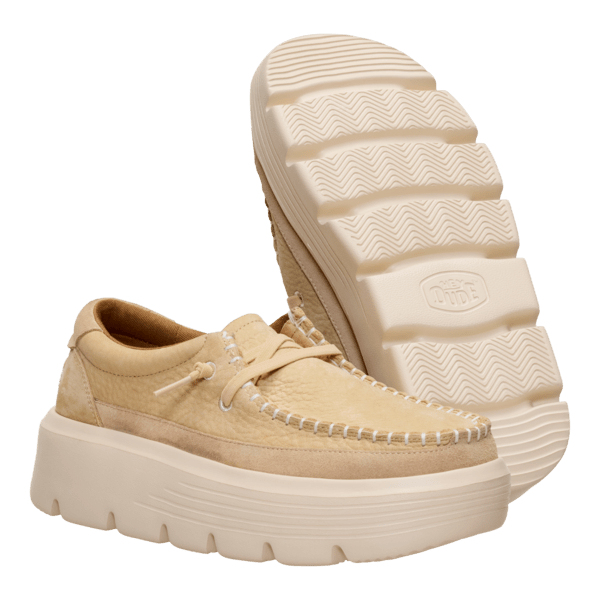 Austin Edge Ox Nubuck - Light Tan - Hey Dude South Africa