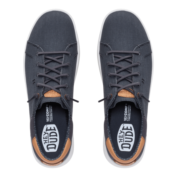 Paul Pro Stretch Canvas - Black Oyster - Hey Dude South Africa