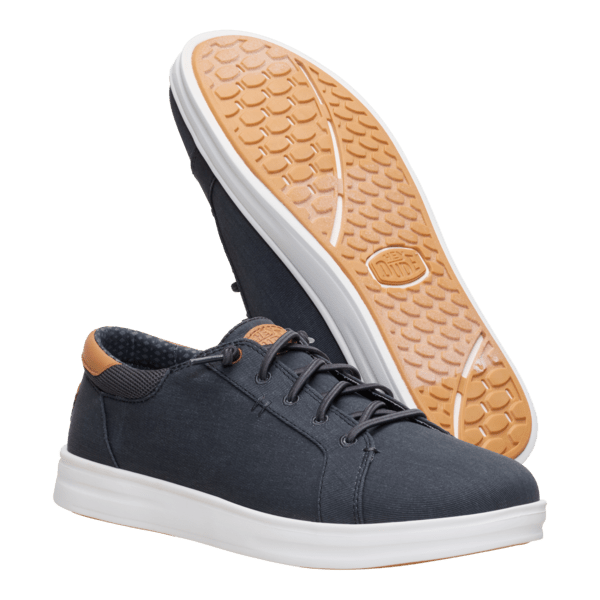 Paul Pro Stretch Canvas - Black Oyster - Hey Dude South Africa