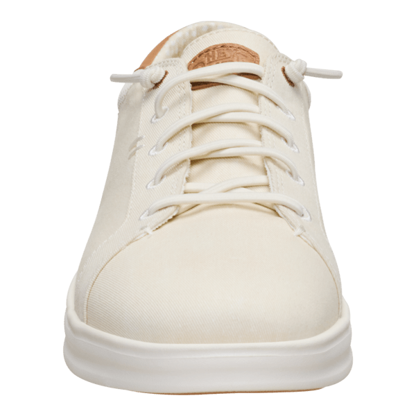 Paul Pro Stretch Canvas - Egret/Light Grey - Hey Dude South Africa