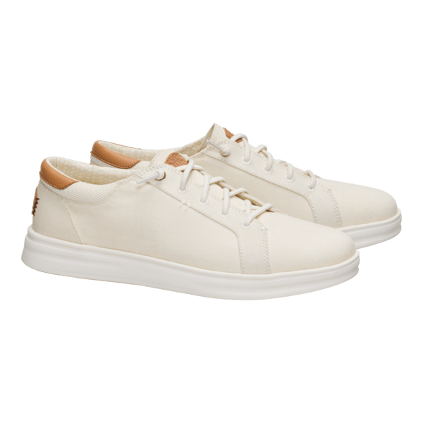 Paul Pro Stretch Canvas - Egret/Light Grey - Hey Dude South Africa