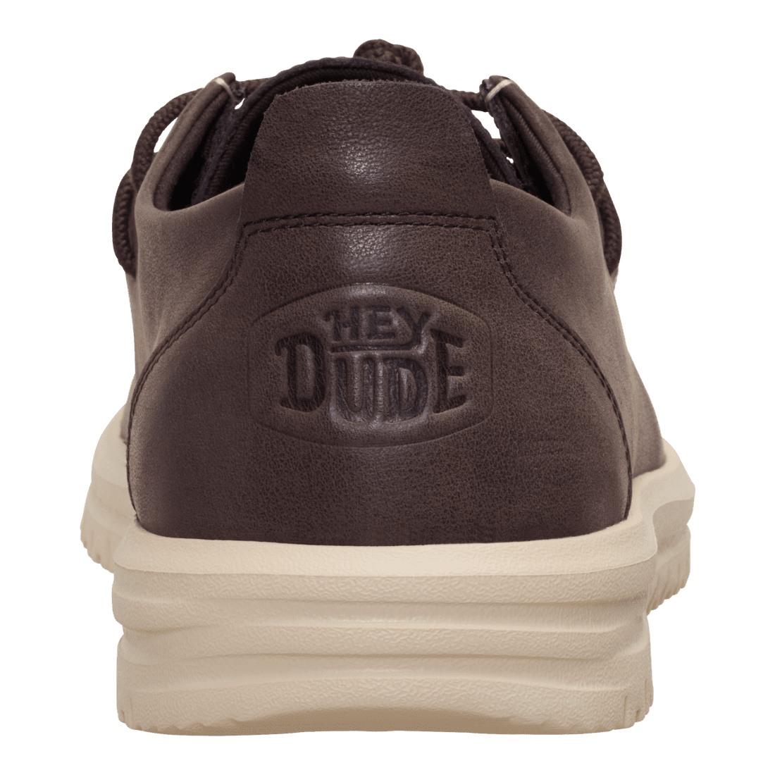 Wally NXT Moc Leather Mole Brown/Wood Ash - Hey Dude South Africa