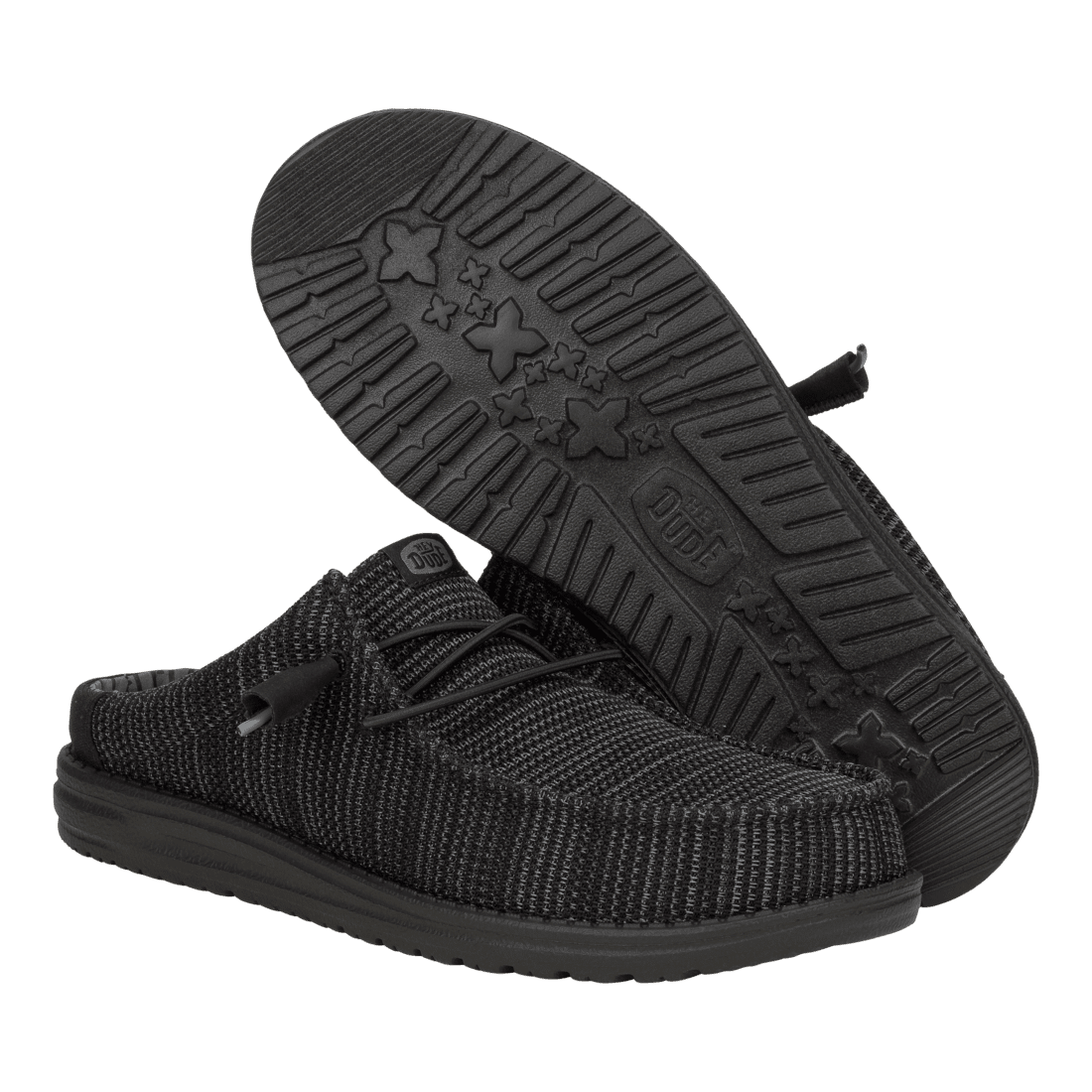 Wally Slip Stretch Sox Black - Hey Dude South Africa