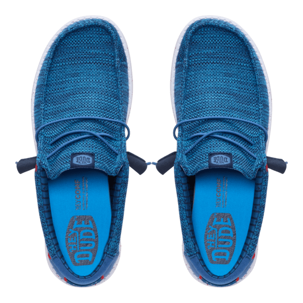 Wally Stretch Sox - Ensign Blue/Multi - Hey Dude South Africa