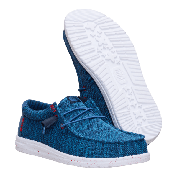 Wally Stretch Sox - Ensign Blue/Multi - Hey Dude South Africa