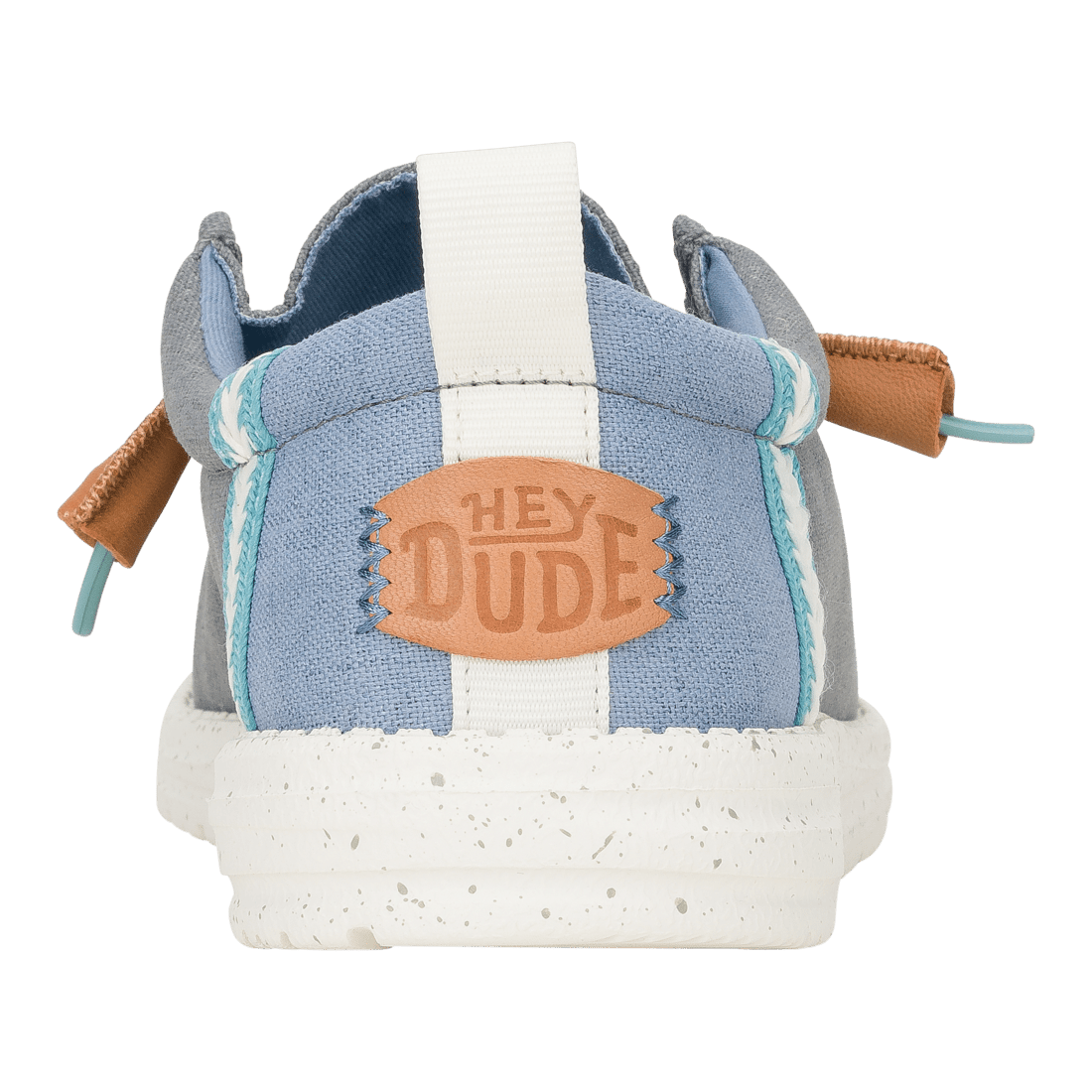 Wally Summer Linen Monument Grey/Faded Denim - Hey Dude South Africa