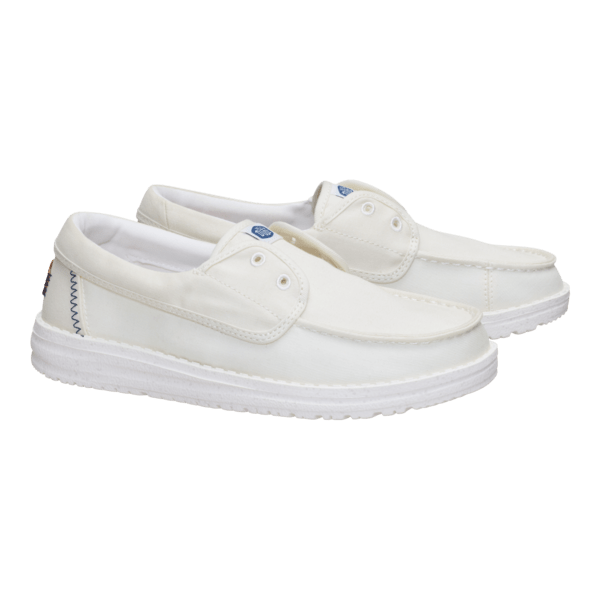 Wendy Cru Stretch Canvas - Snow White - Hey Dude South Africa