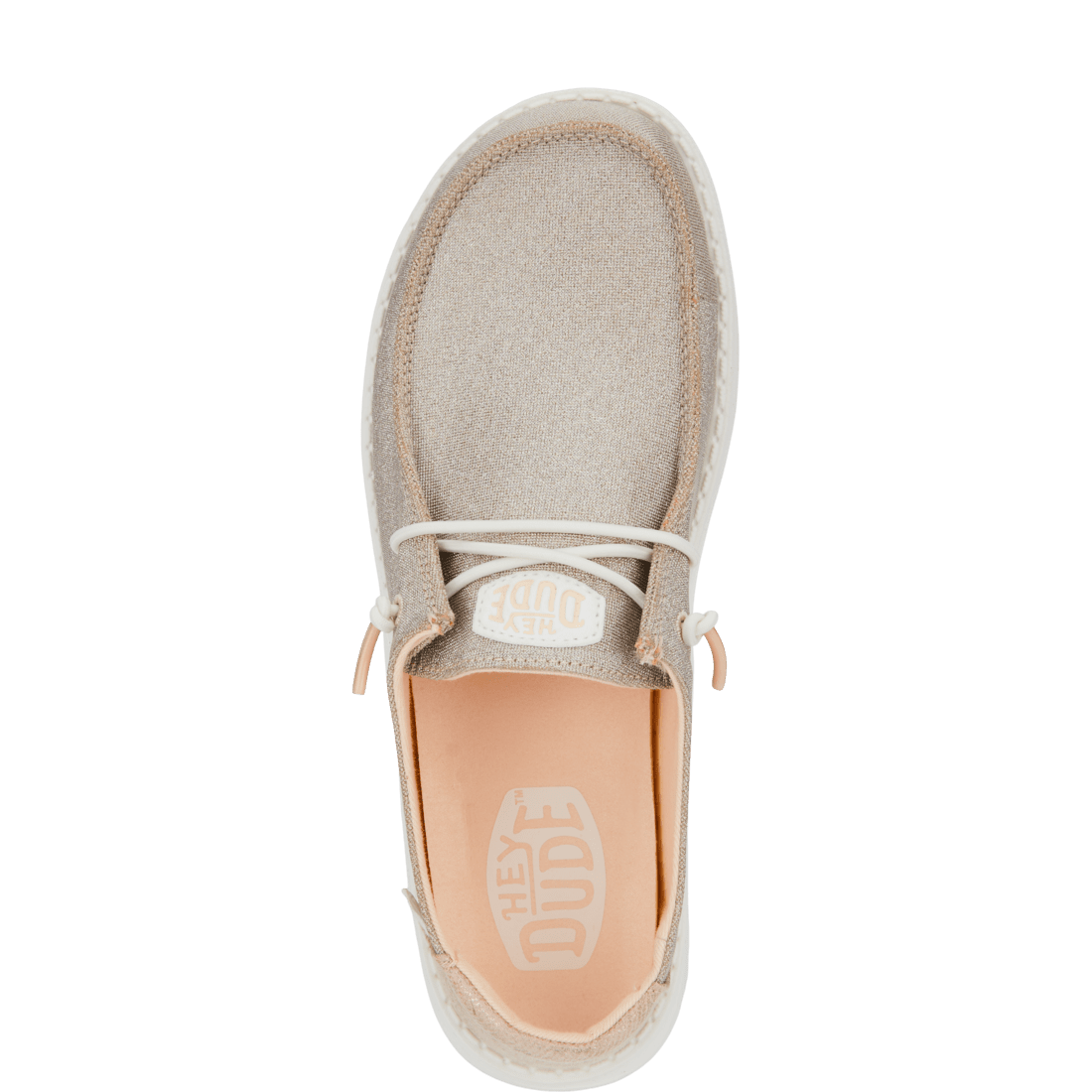 Wendy Metallic Sparkle Rose Gold - Hey Dude South Africa