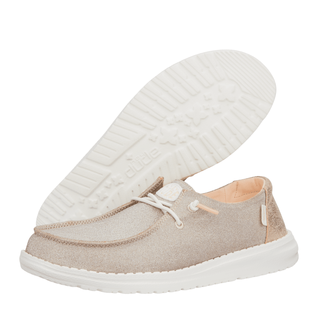 Wendy Metallic Sparkle Rose Gold - Hey Dude South Africa