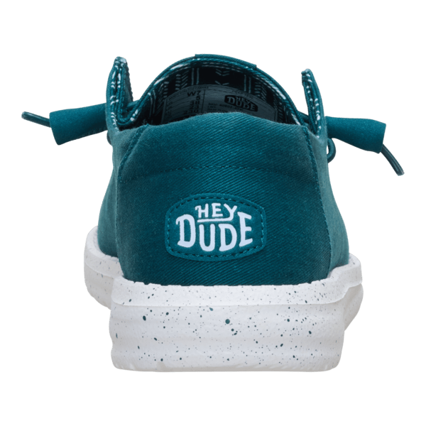 Wendy Stretch Canvas - Deep Teal - Hey Dude South Africa
