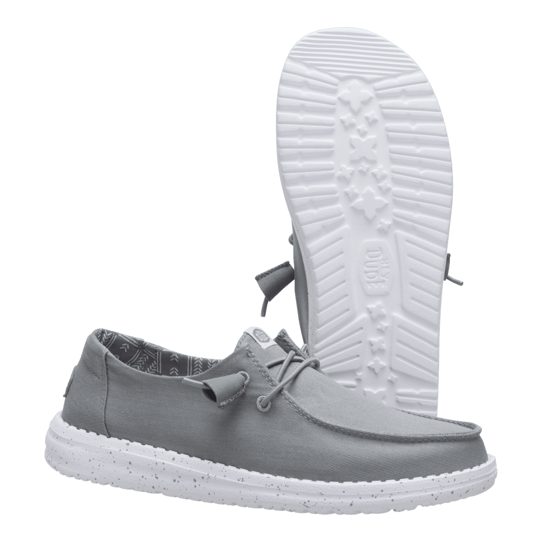 Wendy Stretch Canvas Monument Grey - Hey Dude South Africa