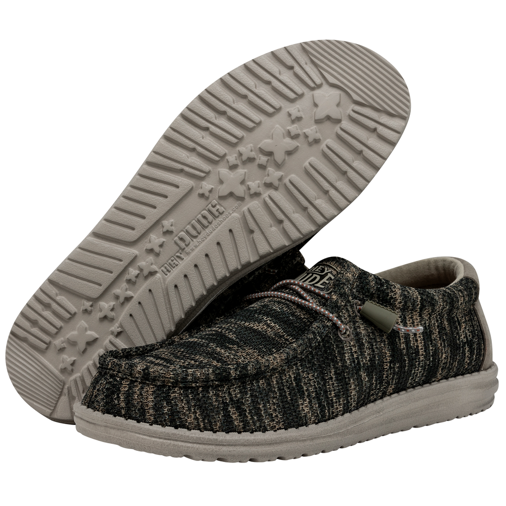 Mens Wally Sox Canvas Woodland Camo