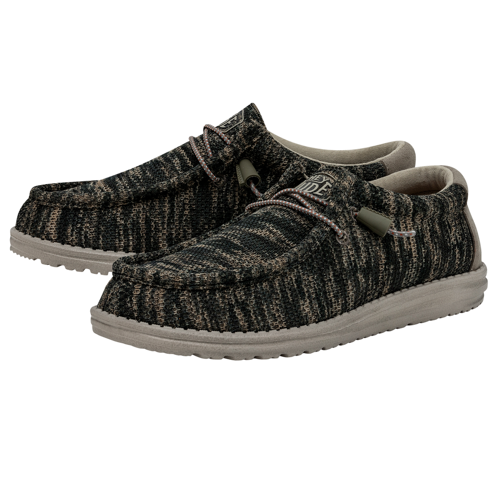 Mens Wally Sox Canvas Woodland Camo