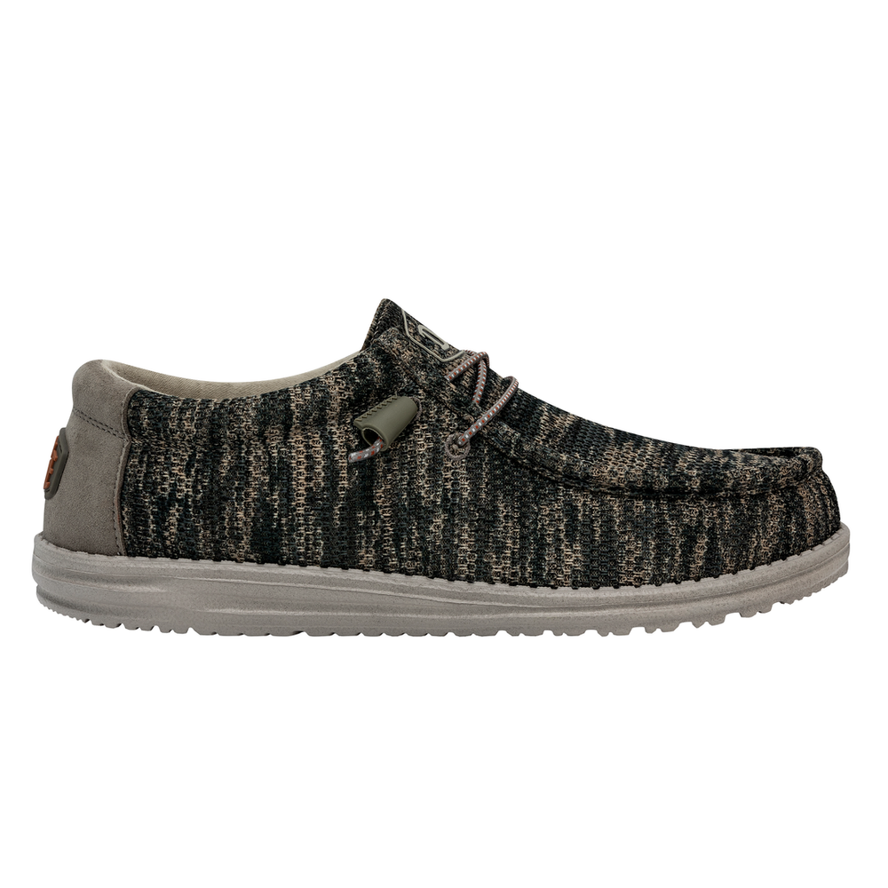Mens Wally Sox Canvas Woodland Camo