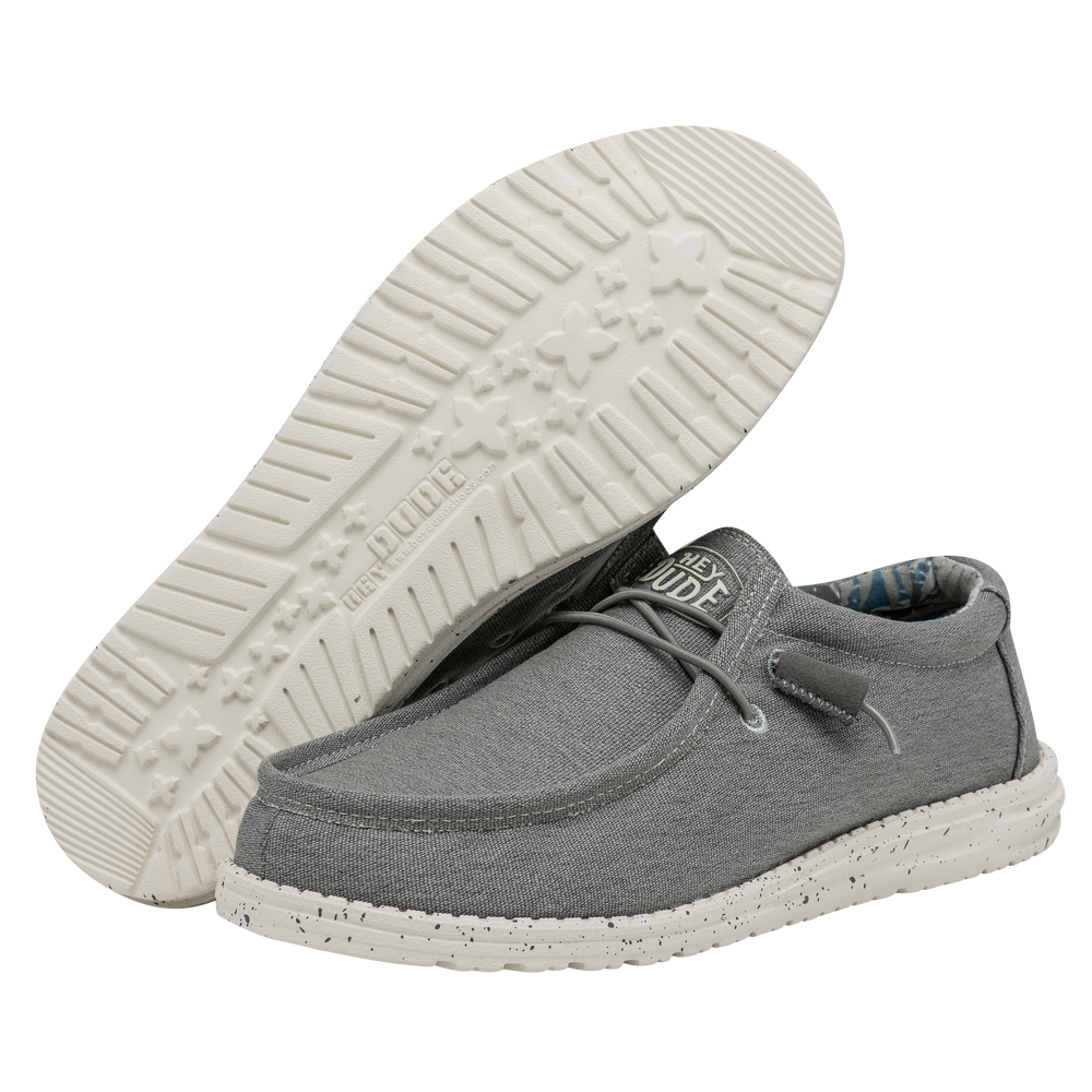 Mens Wally Stretch Canvas Iron