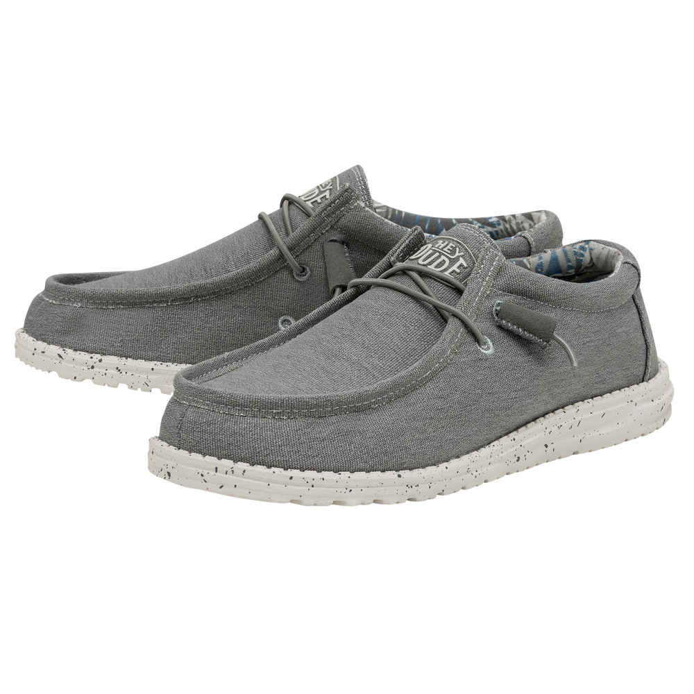 Mens Wally Stretch Canvas Iron