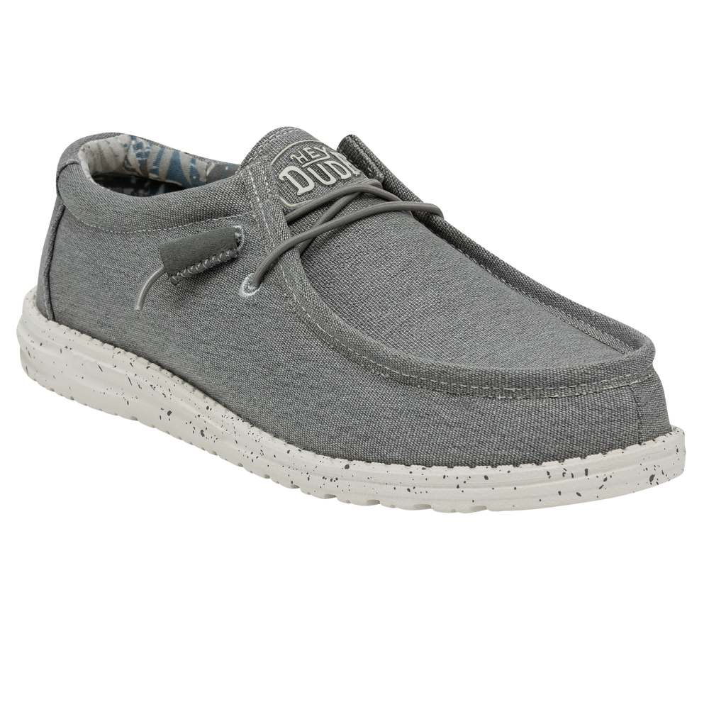 Mens Wally Stretch Canvas Iron
