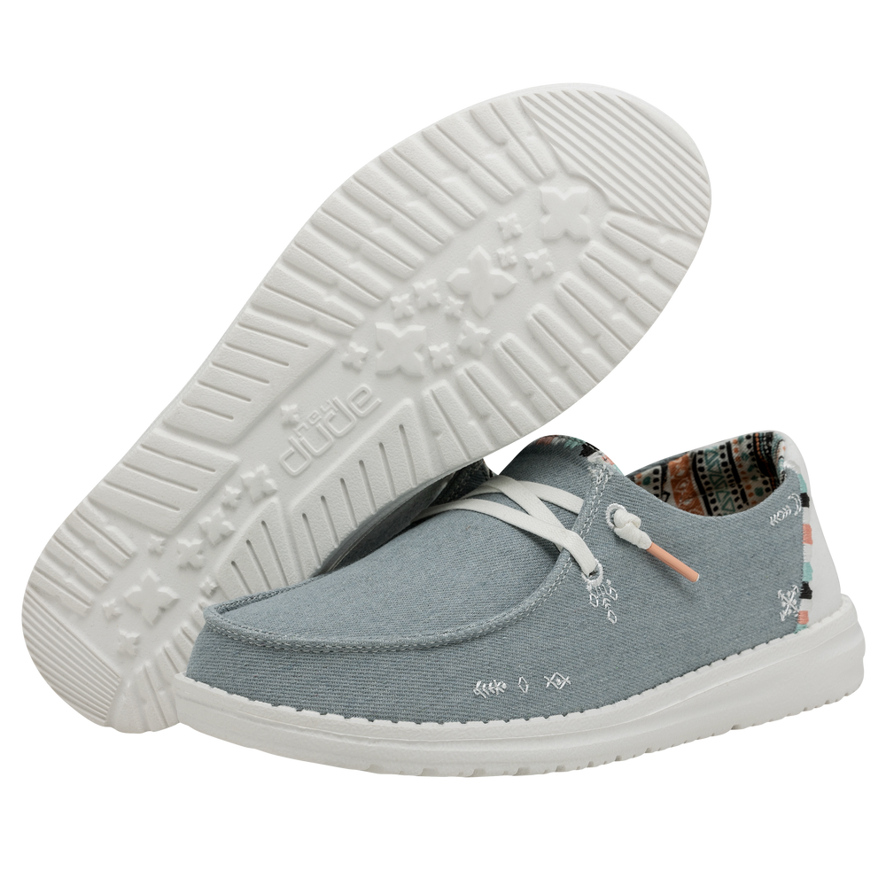 Womens Wendy Boho Light Denim