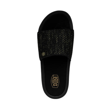 Womens Chandler Knit Black Gold