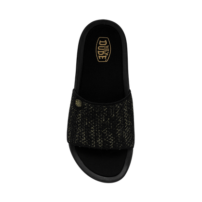 Womens Chandler Knit Black Gold