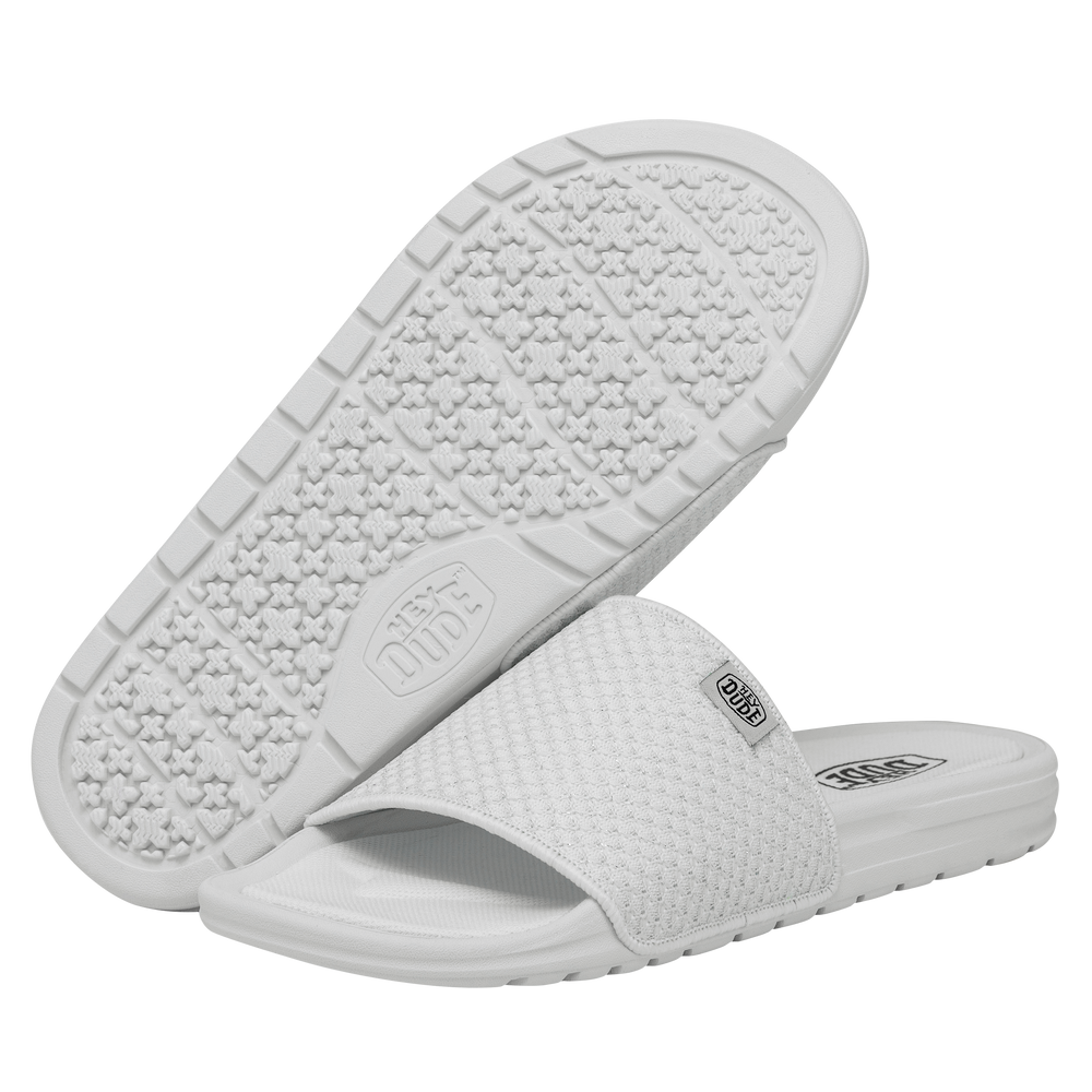 Womens Chandler Knit White Silver