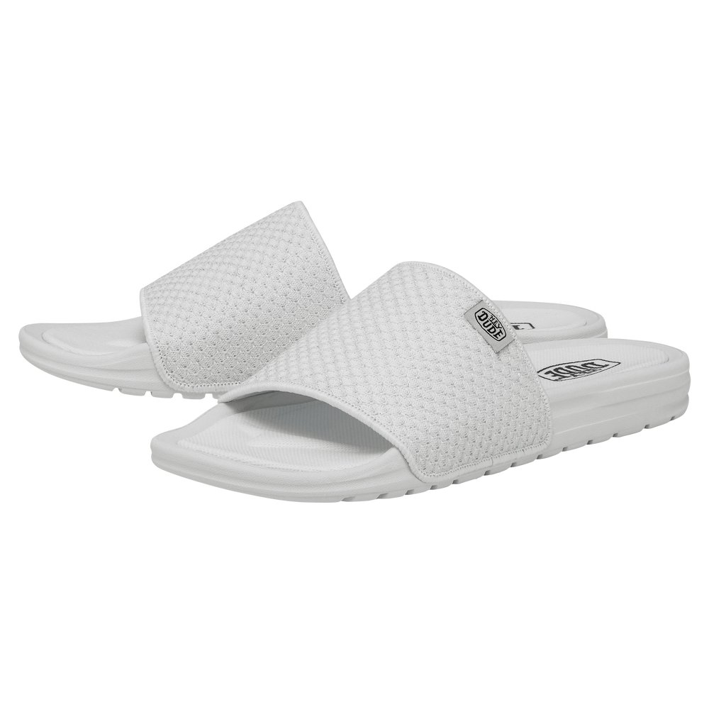 Womens Chandler Knit White Silver