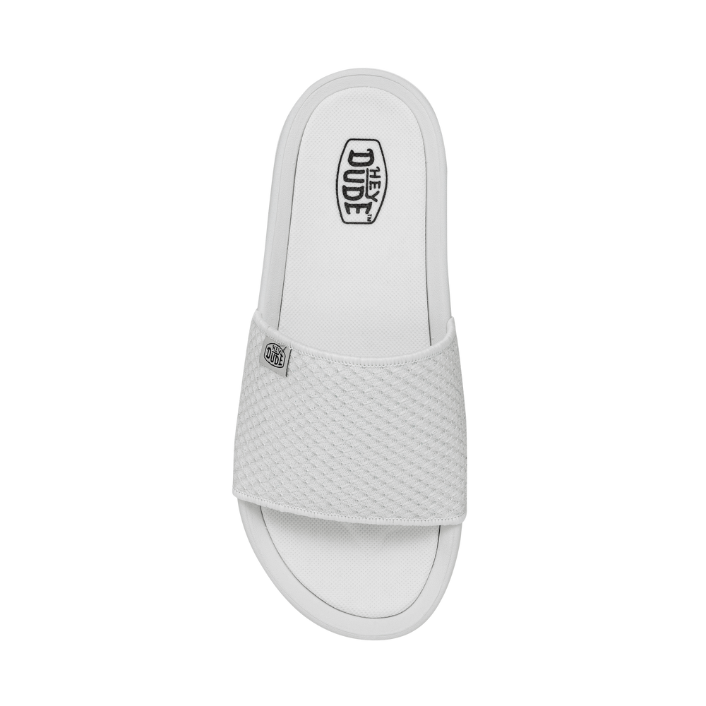 Womens Chandler Knit White Silver