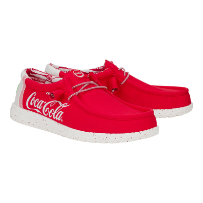 Mens Wally Coke True Red White