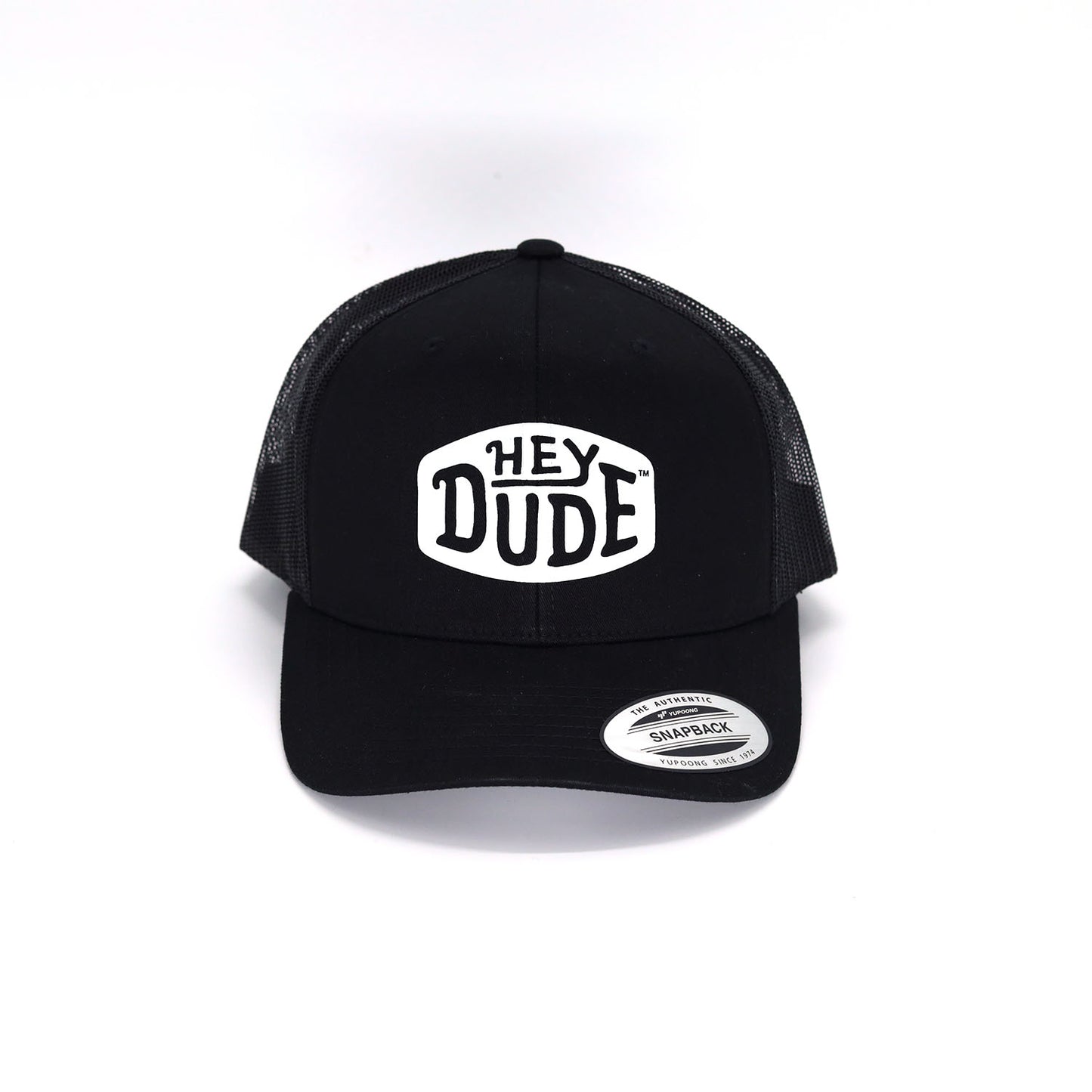 Adult Unisex Trucker Cap Black