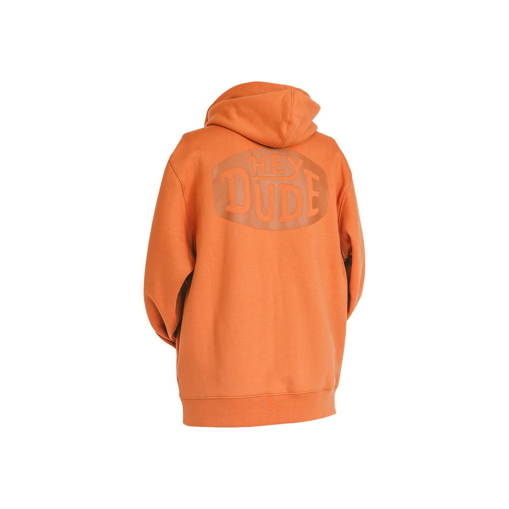 Adult Unisex Hoodie Back Logo Autumn Leaf