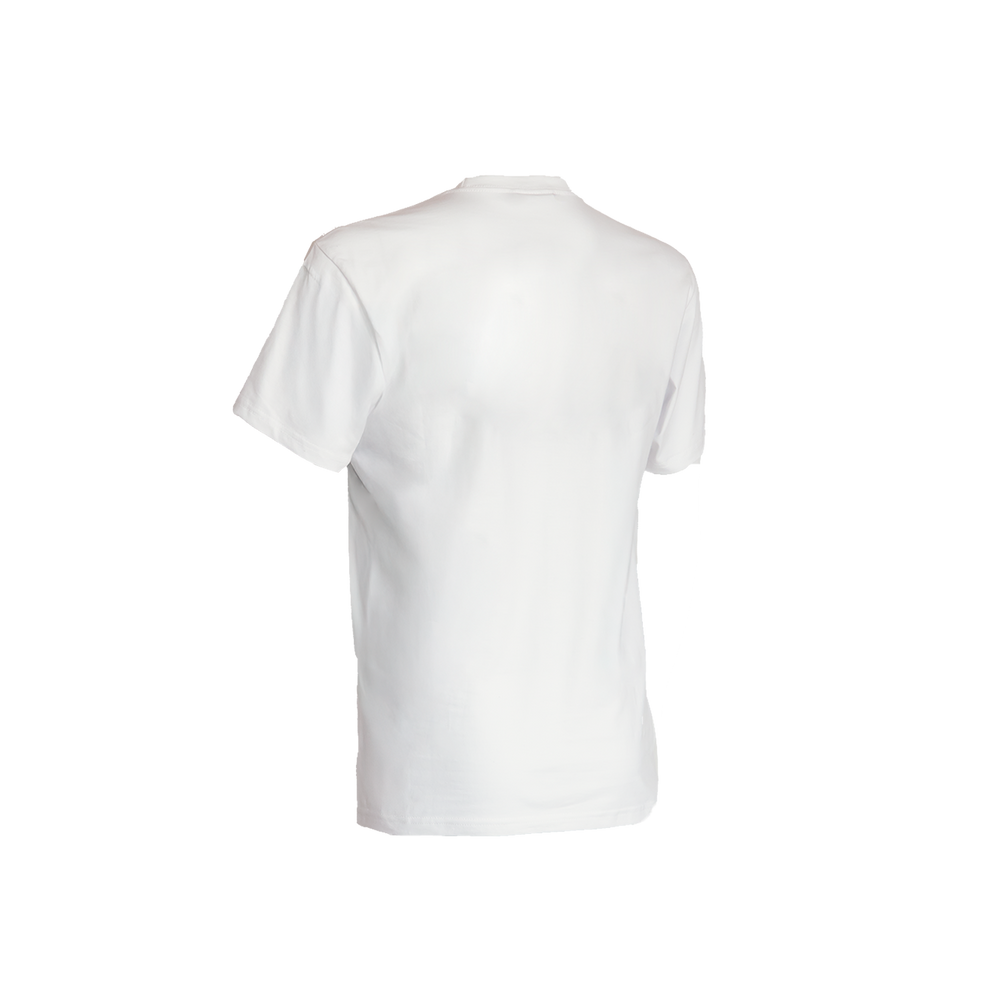 Adult Unisex Front Logo Tee White