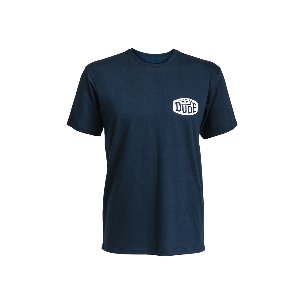 Adult Unisex Front Logo Tee Dress Blue