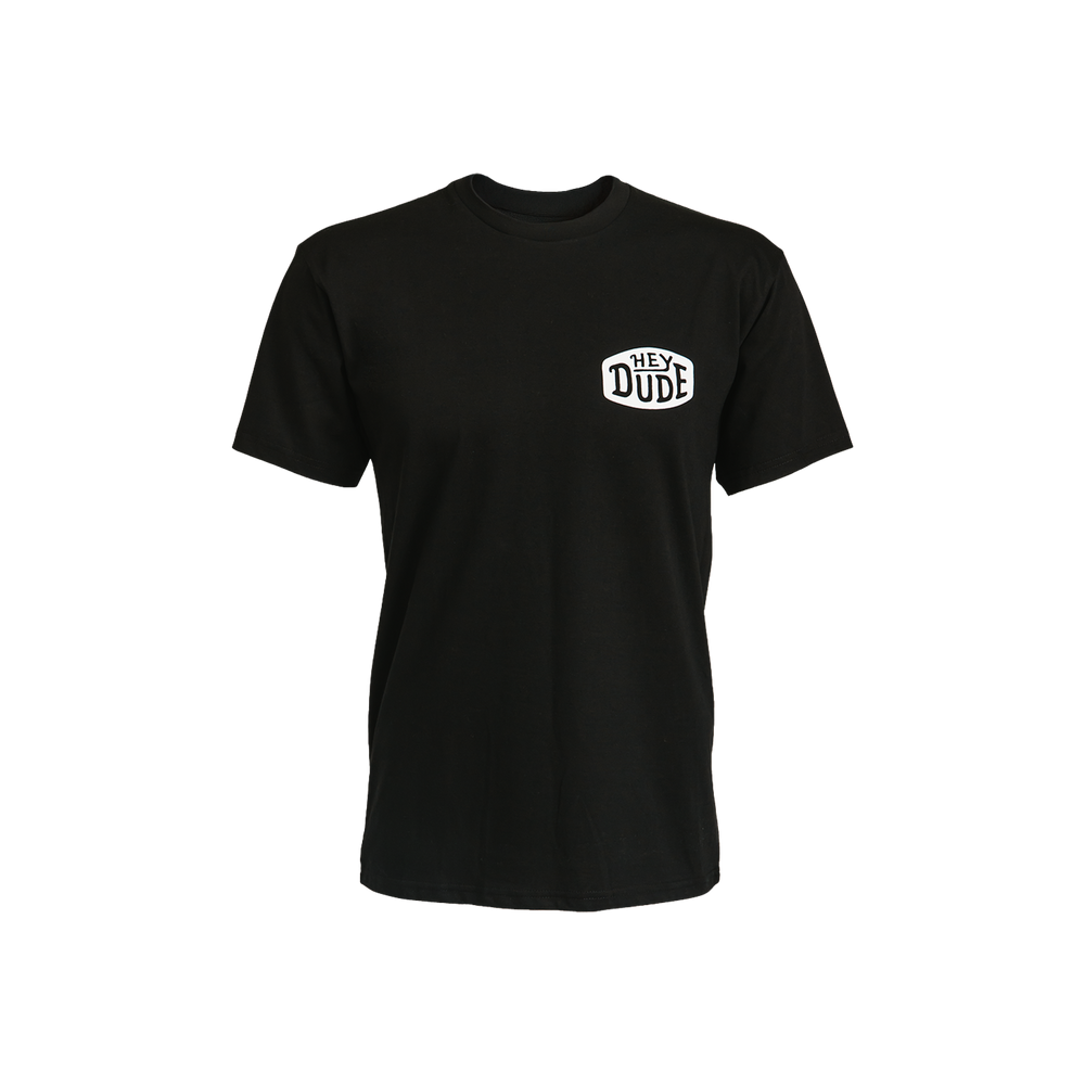 Adult Unisex Front Logo Tee Black