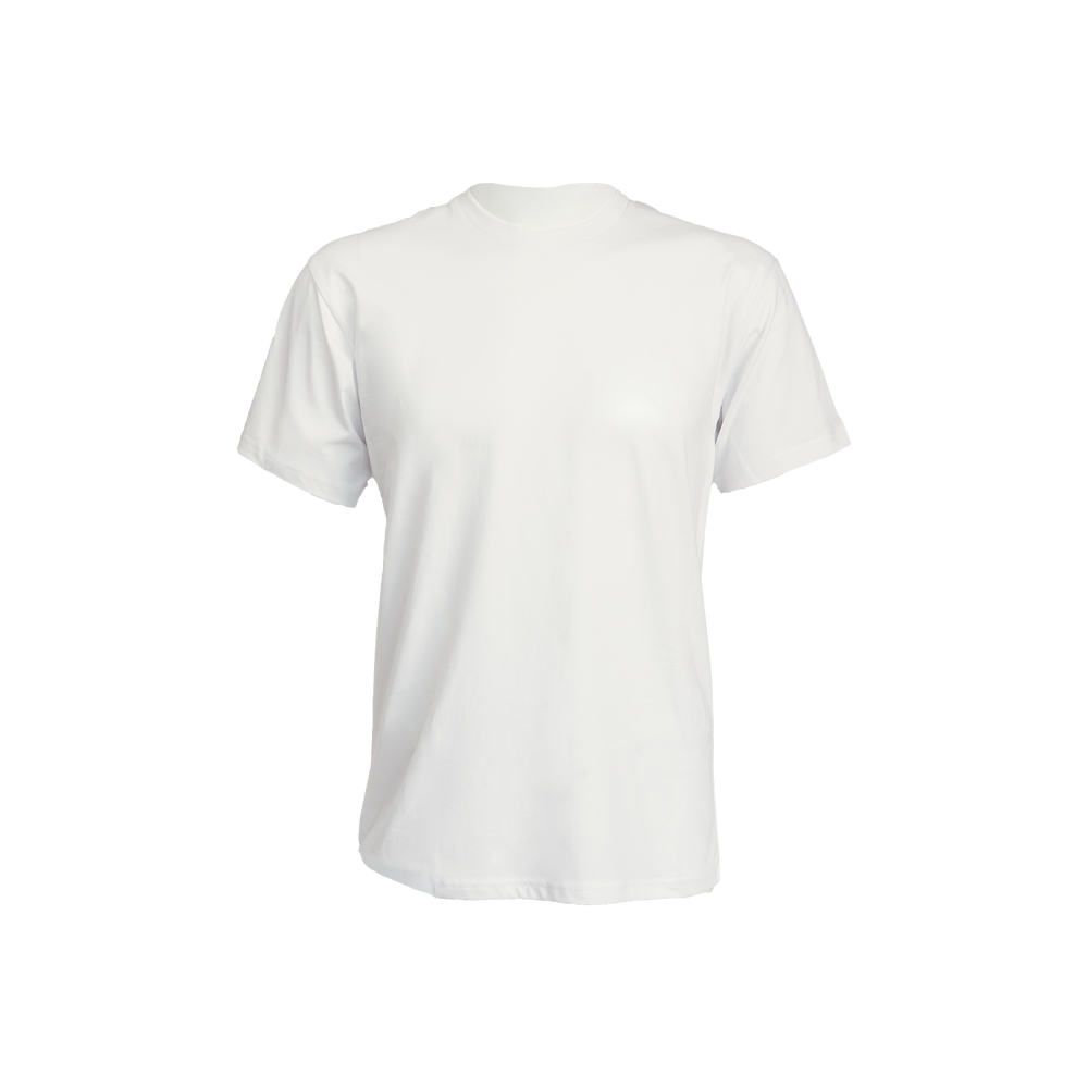Adult Unisex Back Logo Tee White