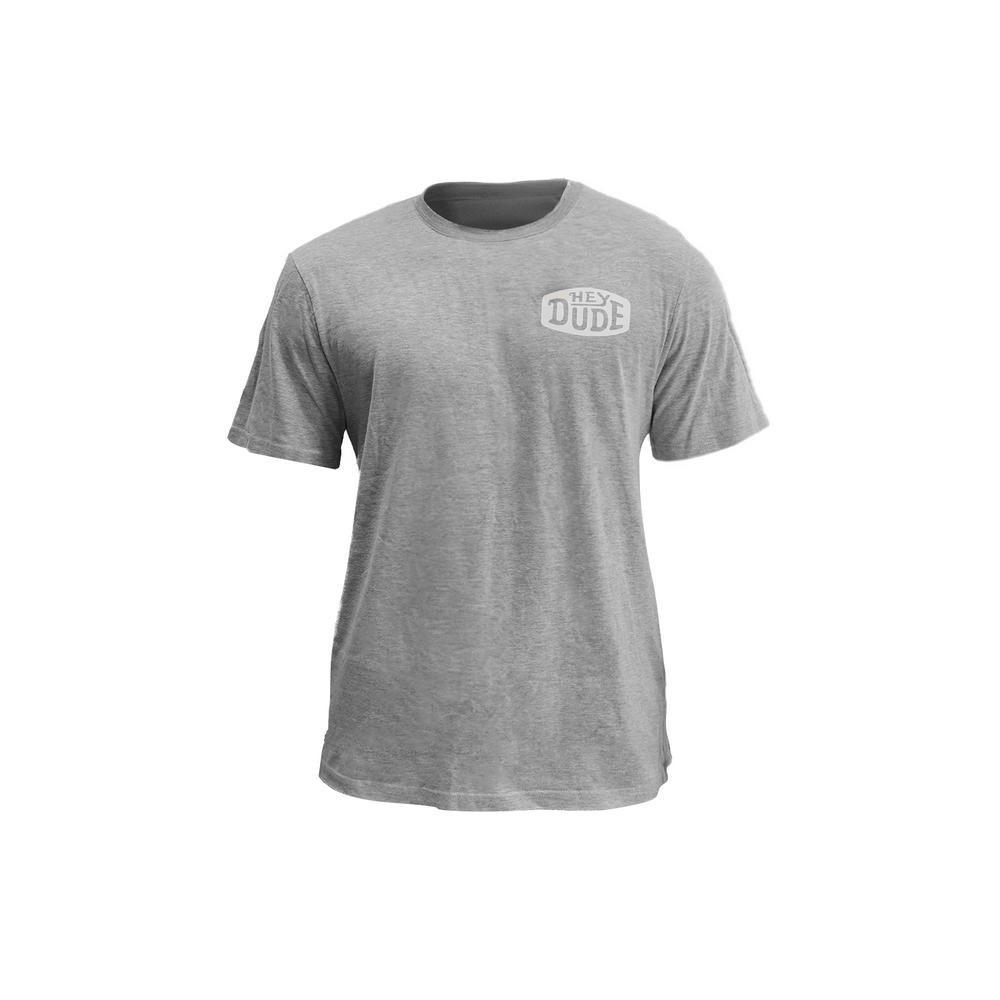 Adult Unisex Tee Grey Menlange