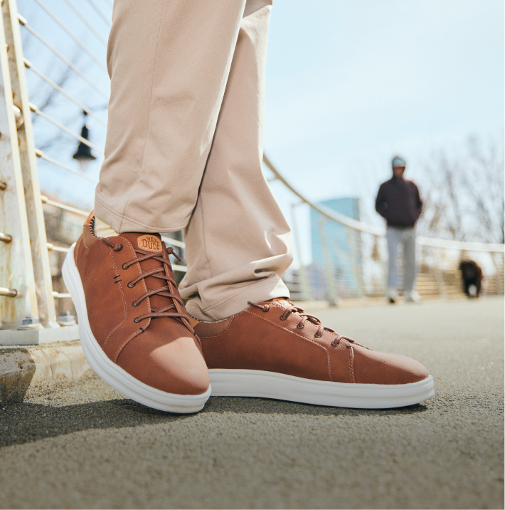 Wally Sport Mesh - Tan/White – Hey Dude South Africa
