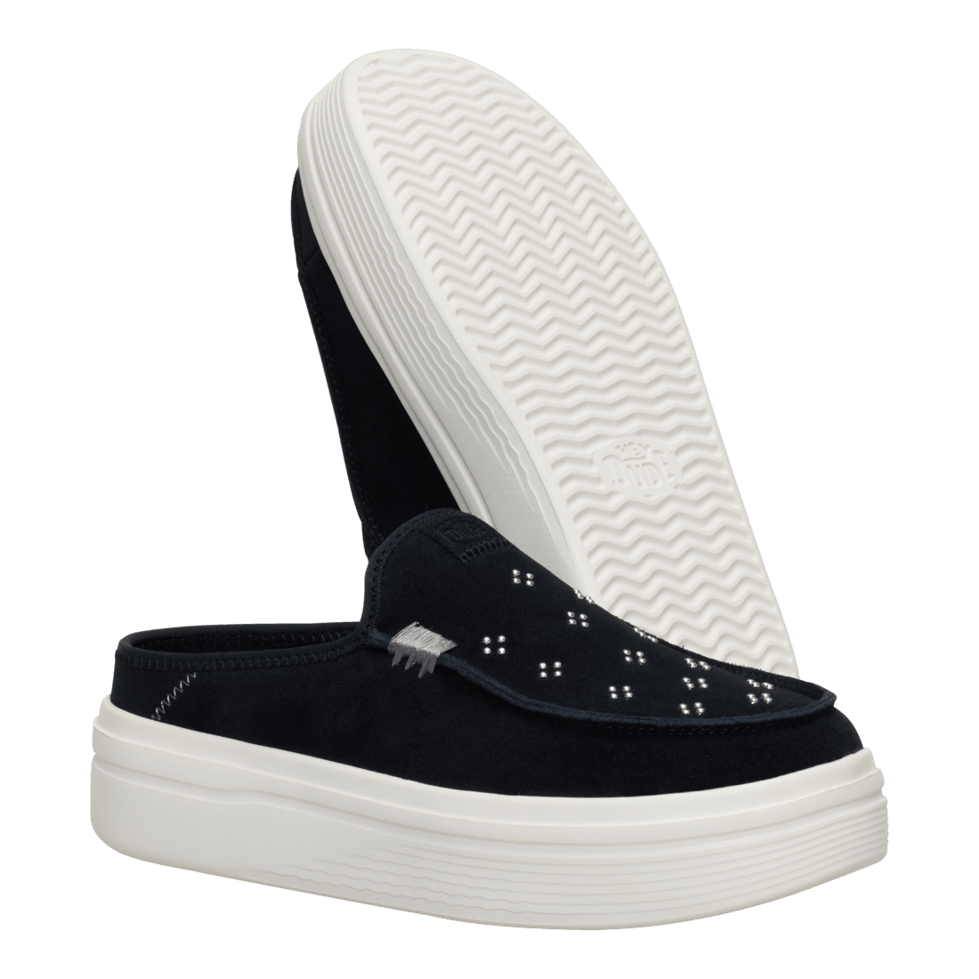 Austin Lift Suede Stud Black - Hey Dude South Africa
