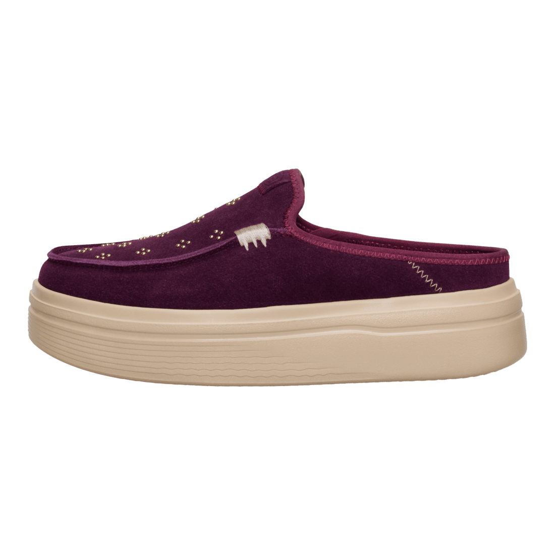 Austin Lift Suede Stud Fig Purple - Hey Dude South Africa