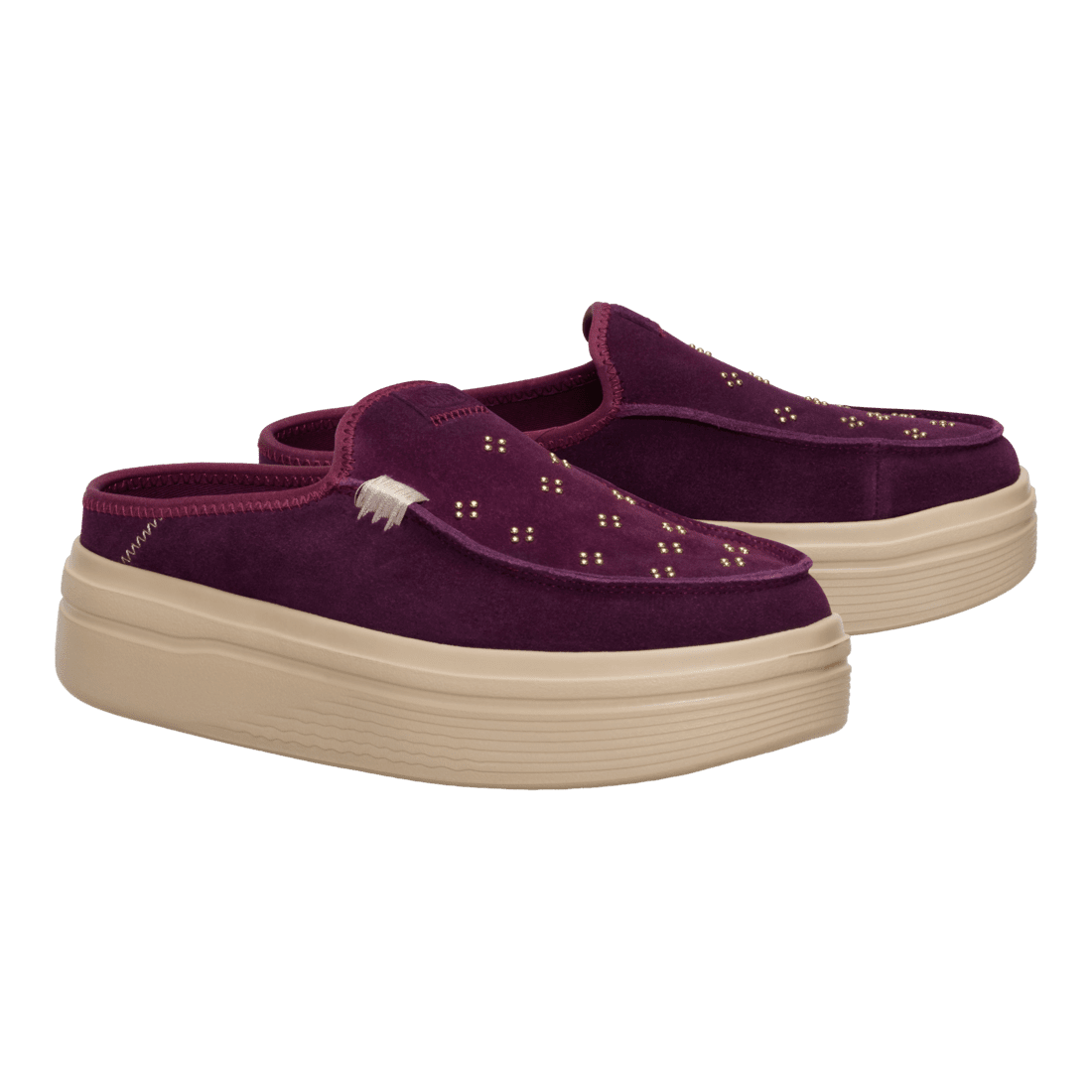Austin Lift Suede Stud Fig Purple - Hey Dude South Africa