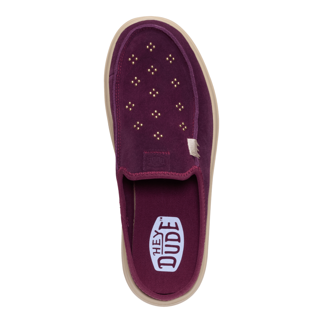 Austin Lift Suede Stud Fig Purple - Hey Dude South Africa