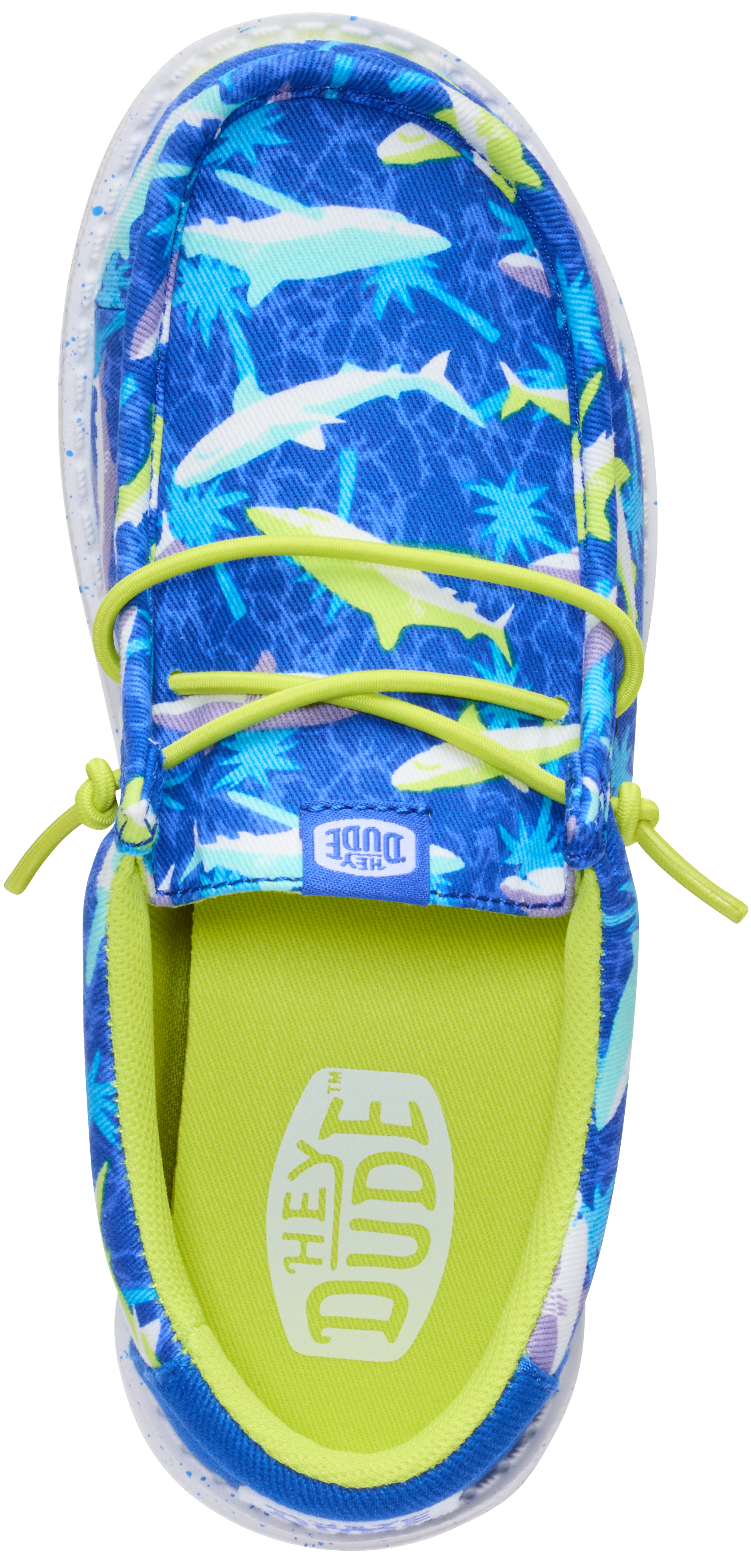 Boys Wally Shark Attack - Blue - Hey Dude South Africa