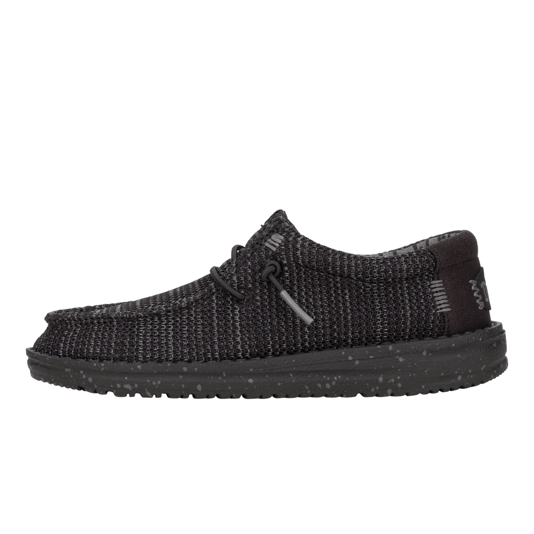 Boys Wally Y Stretch Black/Black - Hey Dude South Africa