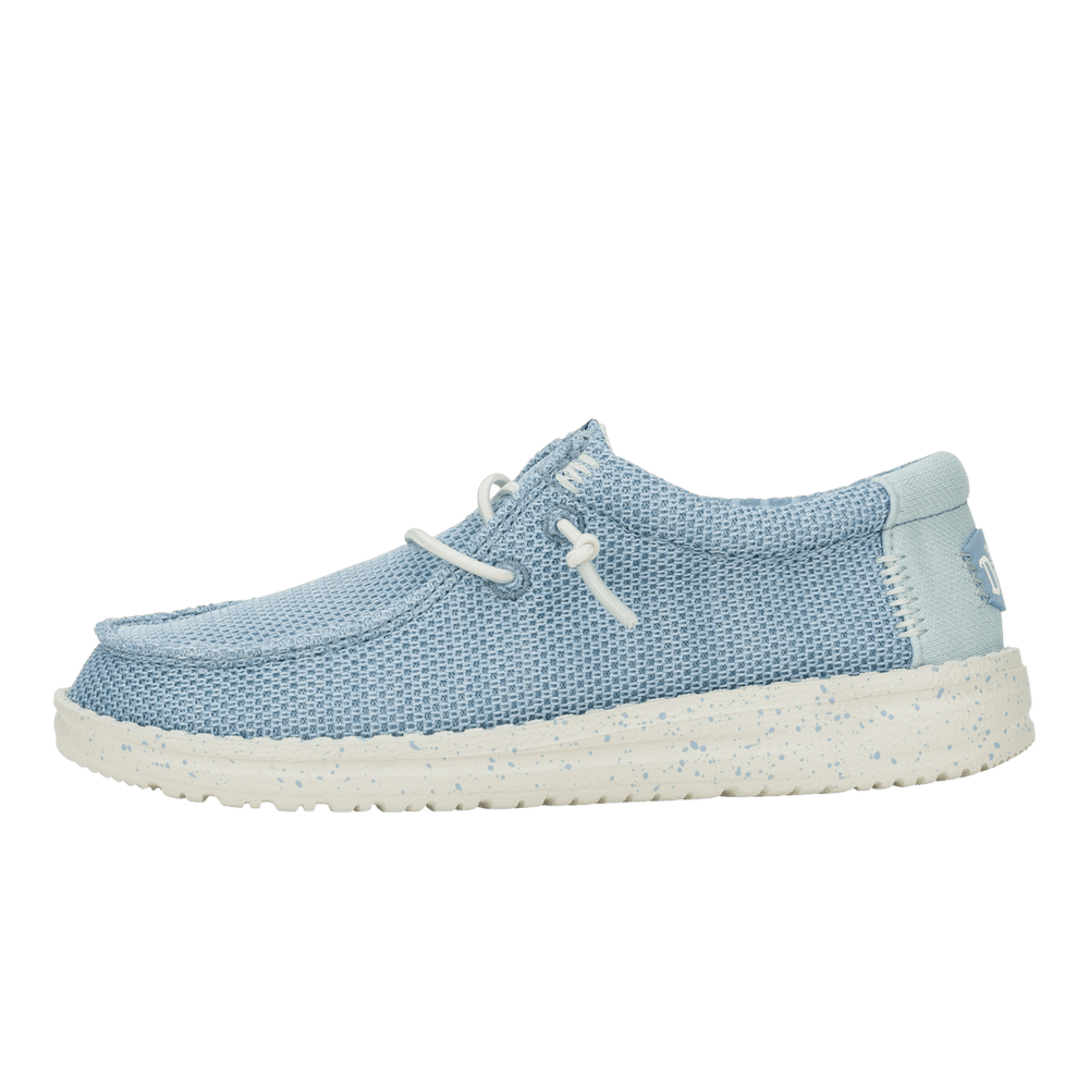 Boys Wally Y Stretch Sox Cloud Blue/Dawn Blue - Hey Dude South Africa