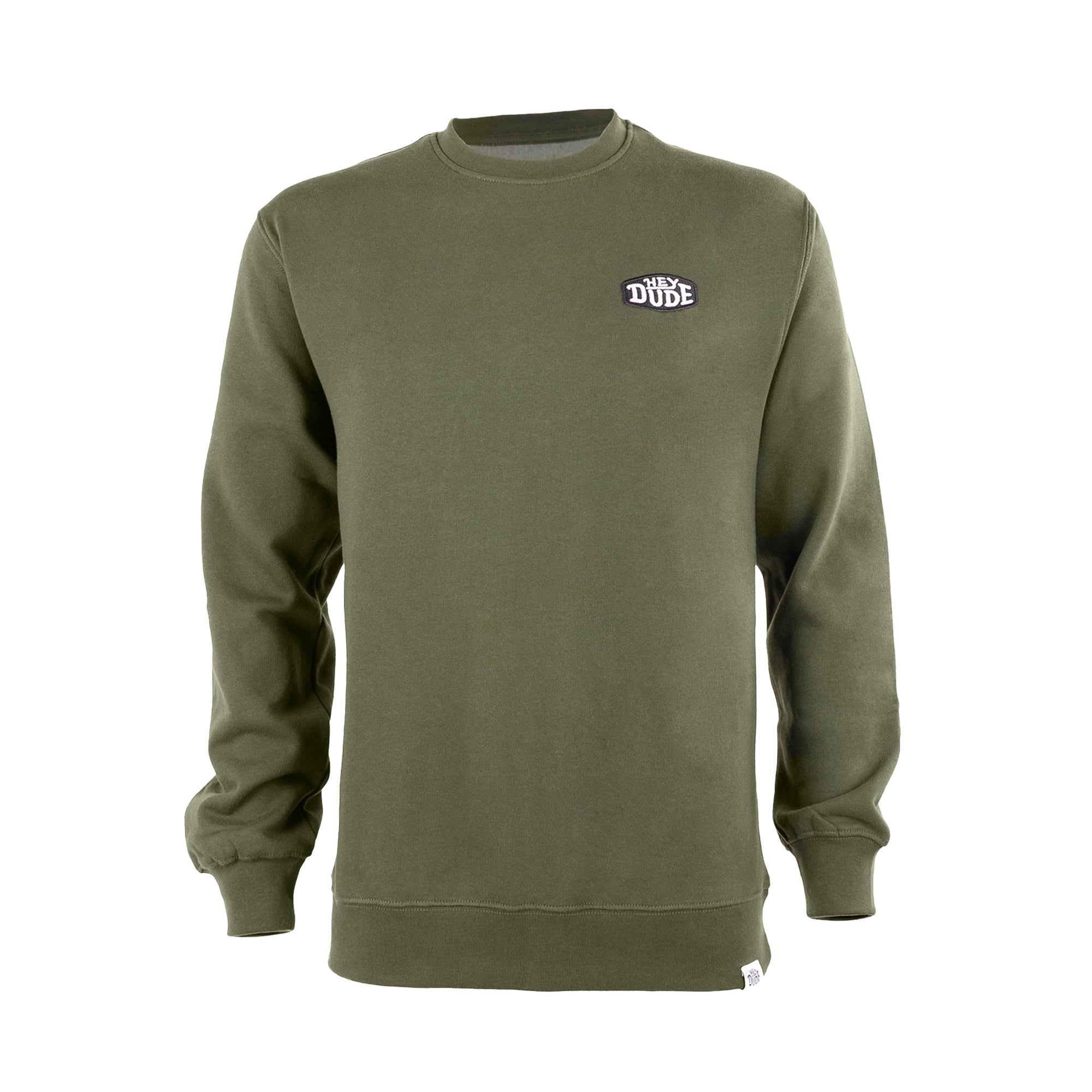 Buckle Logo Crew Olive - Hey Dude South Africa