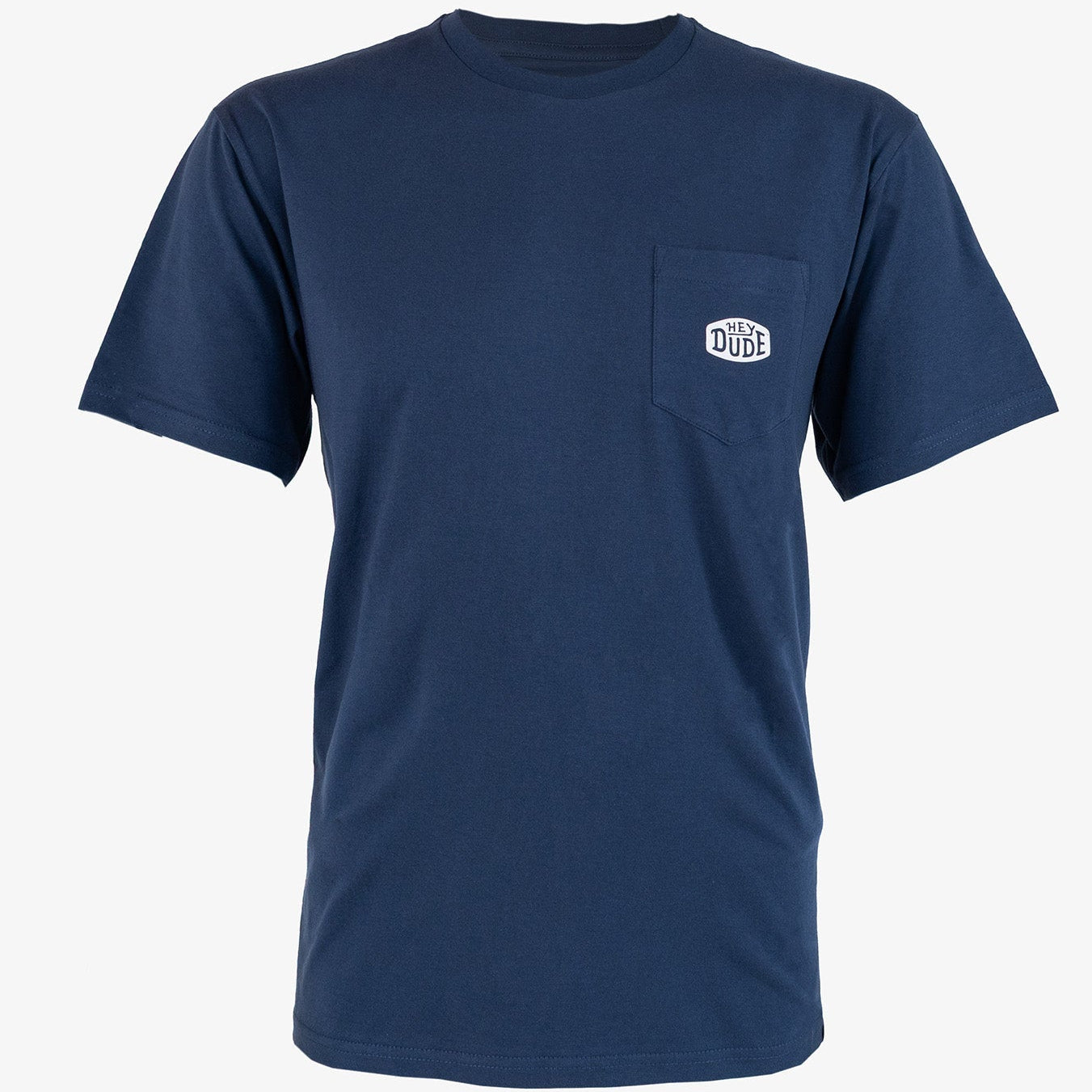Buckle Logo Pocket Tee Dress Blues - Hey Dude South Africa