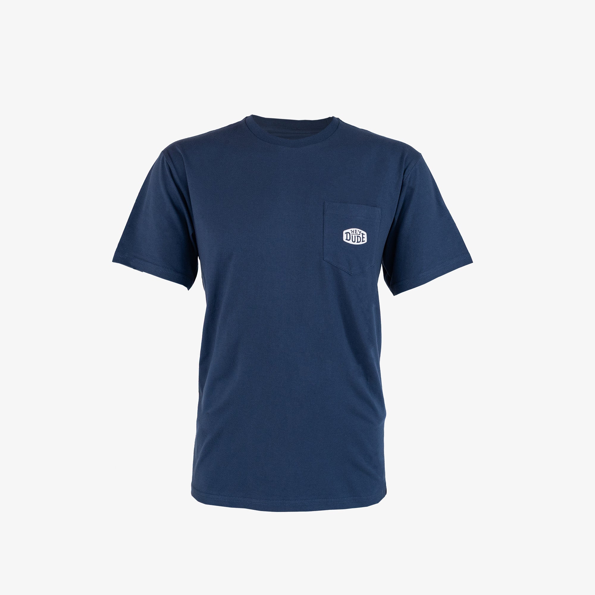 Buckle Logo Pocket Tee Dress Blues - Hey Dude South Africa