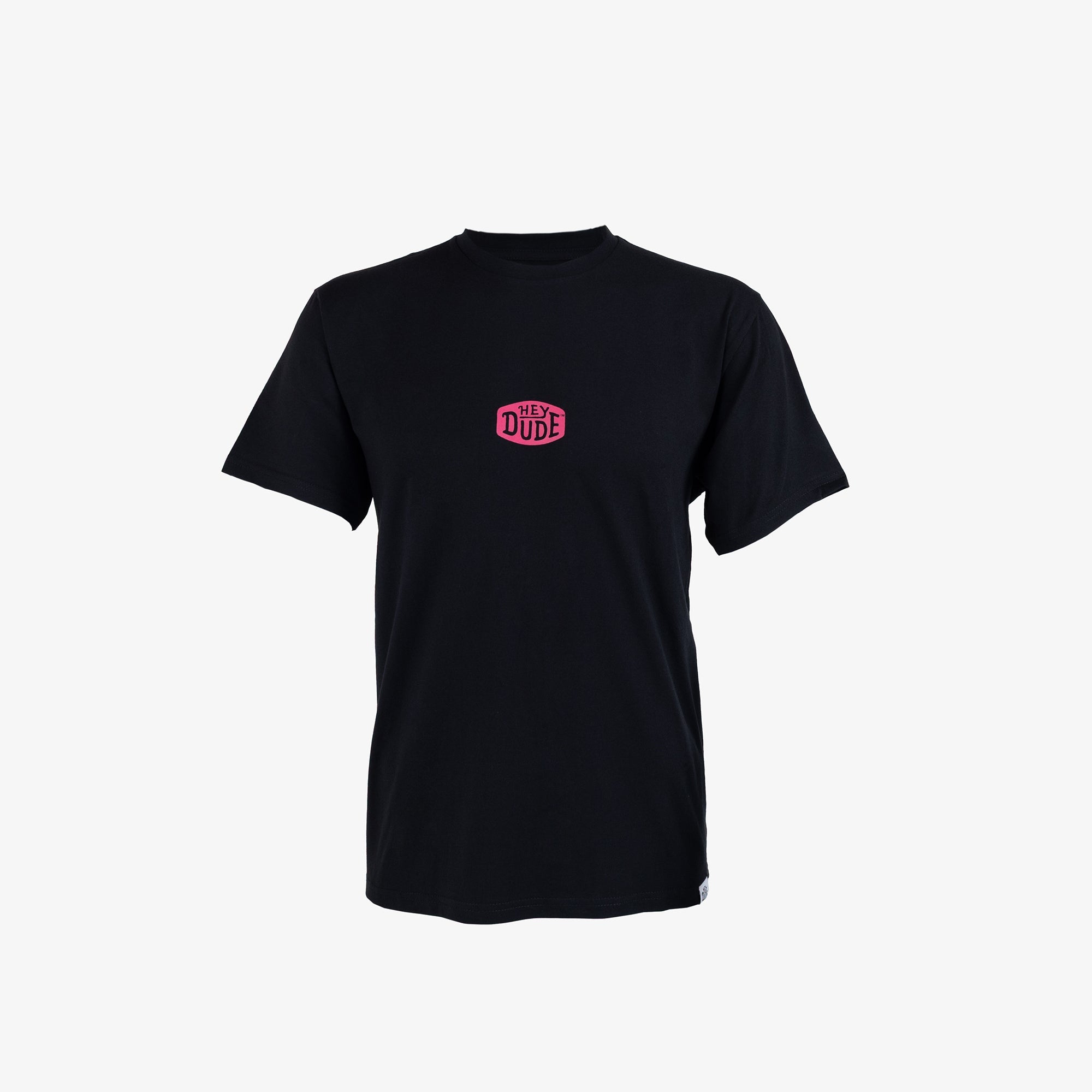 Buckle Logo Tee Black - Hey Dude South Africa