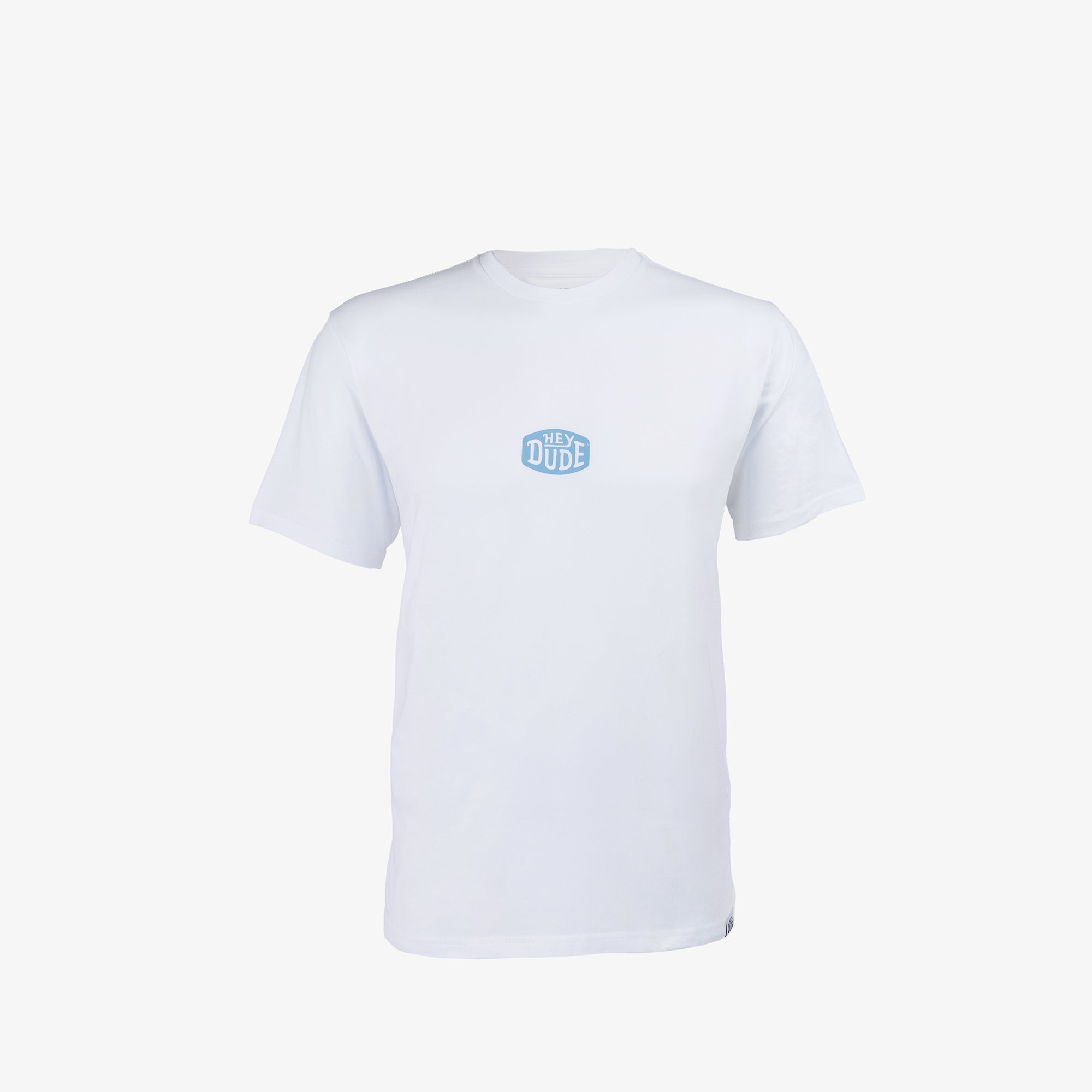 Buckle Logo Tee White - Hey Dude South Africa