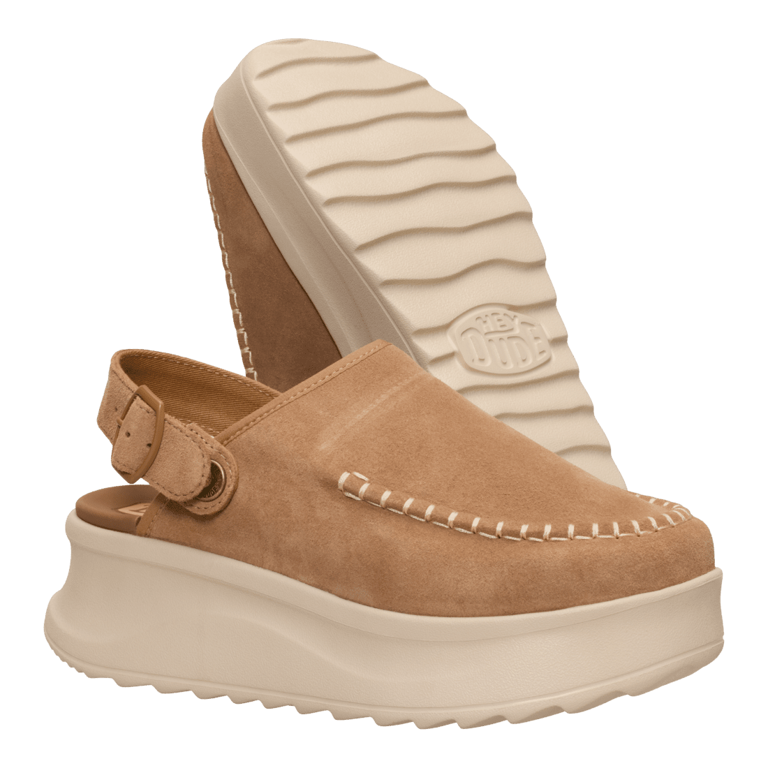 Delray Clog Suede Tan - Hey Dude South Africa