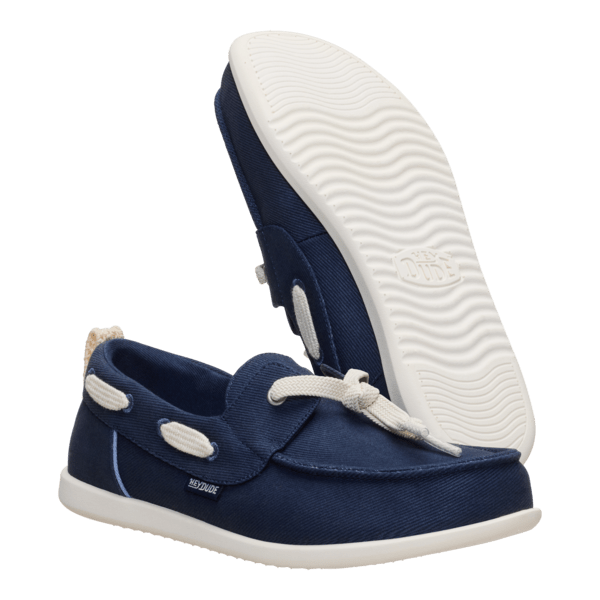 Harbor Breeze Lo Washed Twill - Navy - Hey Dude South Africa